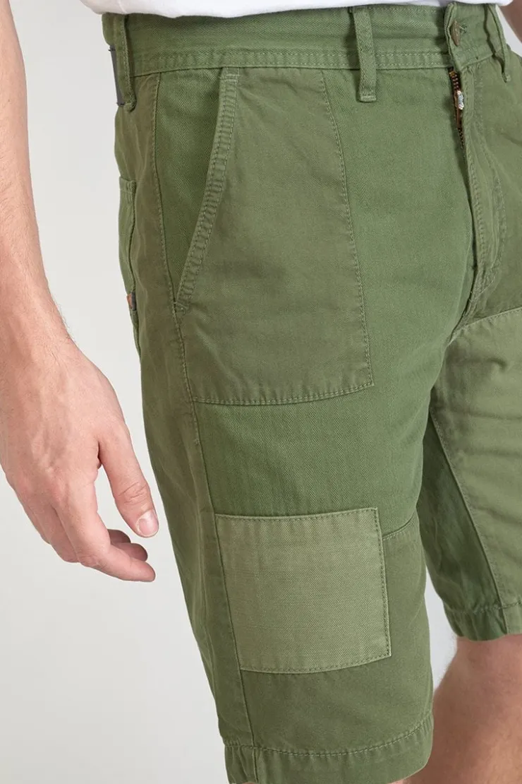 Homme Le Temps des Cerises Shorts & Bermudas-Bermuda Luberon Kaki Vert