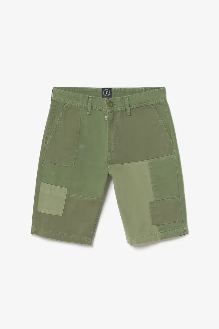 Homme Le Temps des Cerises Shorts & Bermudas-Bermuda Luberon Kaki Vert