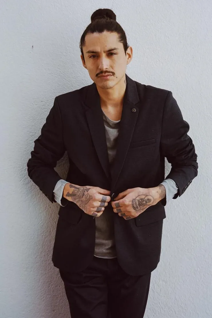 Homme Le Temps des Cerises Vestes & Manteaux-Blazer Cinel Noir Chine Bleu