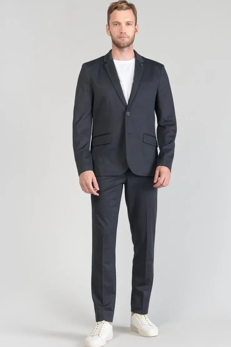 Homme Le Temps des Cerises Vestes & Manteaux-Blazer Cinel Noir Chine Bleu