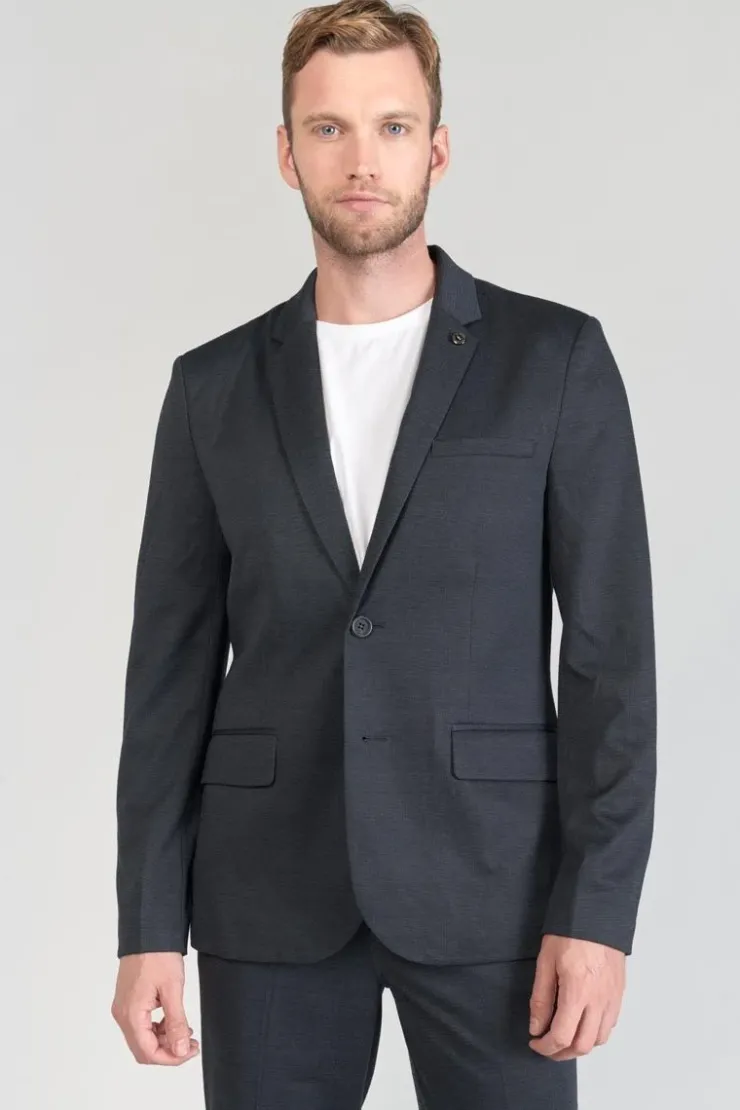Homme Le Temps des Cerises Vestes & Manteaux-Blazer Cinel Noir Chine Bleu