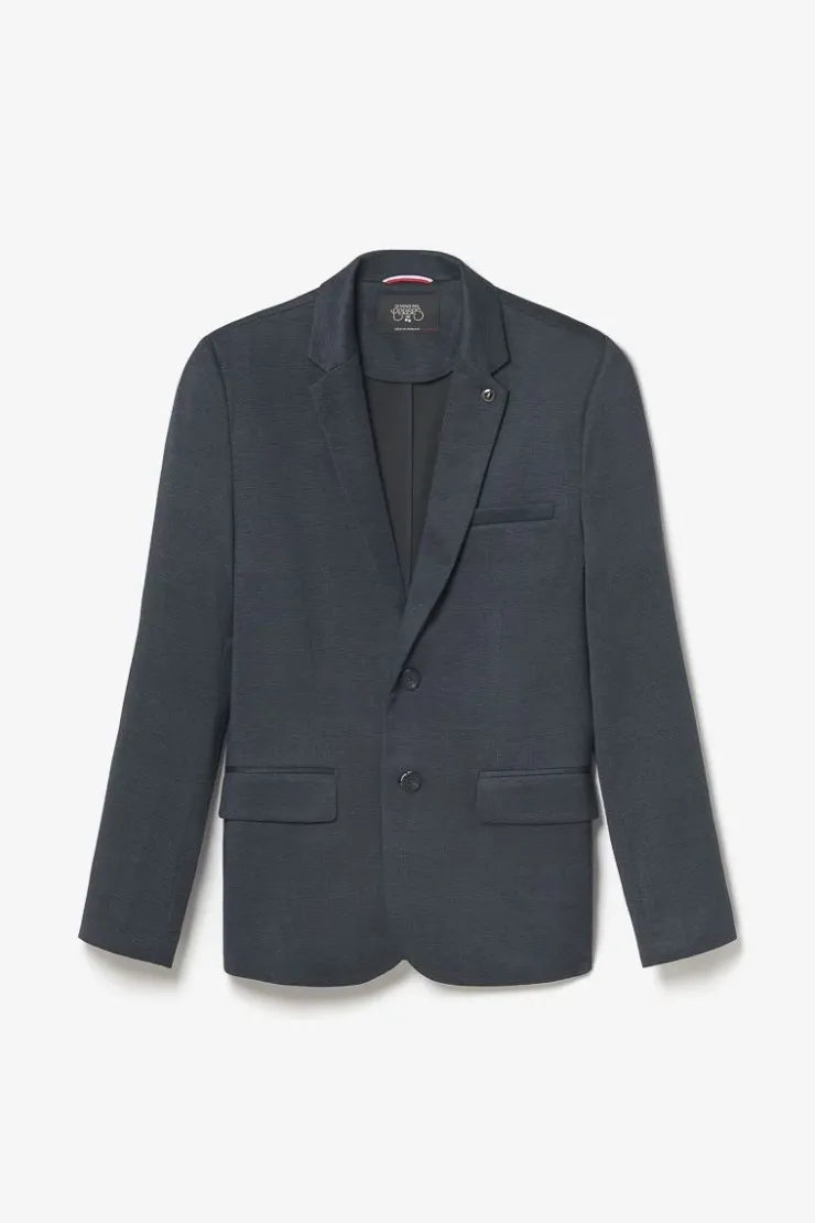 Homme Le Temps des Cerises Vestes & Manteaux-Blazer Cinel Noir Chine Bleu