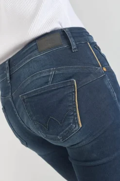 Femme Le Temps des Cerises Coupe Slim-Buna Pulp Slim 7/8Eme Jeans Bleu N°1