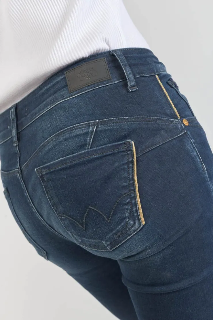 Femme Le Temps des Cerises Coupe Slim-Buna Pulp Slim 7/8Eme Jeans Bleu N°1