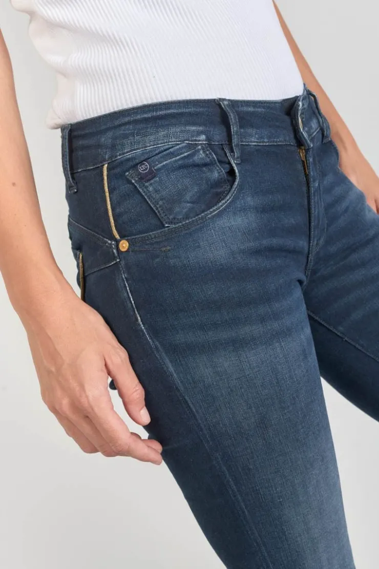 Femme Le Temps des Cerises Coupe Slim-Buna Pulp Slim 7/8Eme Jeans Bleu N°1