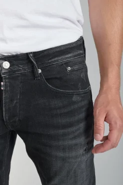 Homme Le Temps des Cerises Coupe Adjusted-Cantini 700/11 Adjusted Jeans Destroy Noir N°1