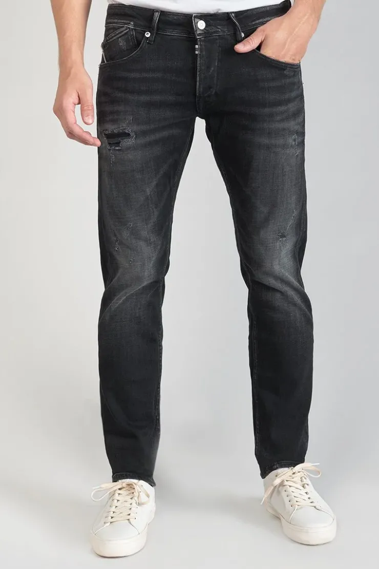 Homme Le Temps des Cerises Coupe Adjusted-Cantini 700/11 Adjusted Jeans Destroy Noir N°1