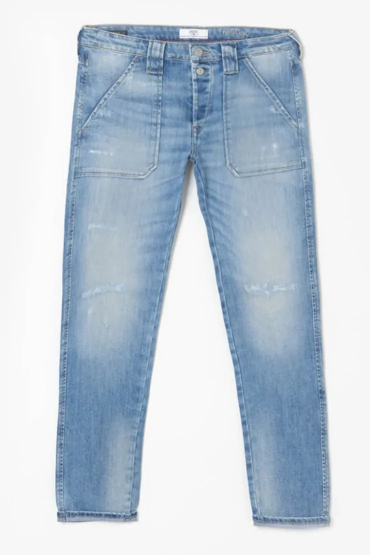 Femme Le Temps des Cerises Coupe Boyfit-Cara 200/43 Boyfit Jeans Destroy Bleu N°4