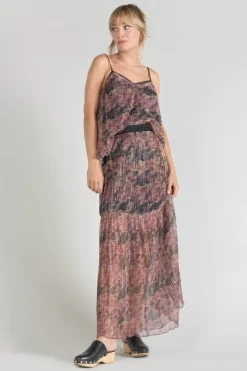 Femme Le Temps des Cerises Tops-Caraco Kava Imprime Irise