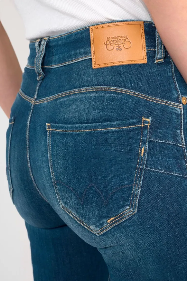 Femme Le Temps des Cerises Coupe Regular-Casal Pulp Regular Taille Haute Jeans Bleu N°2