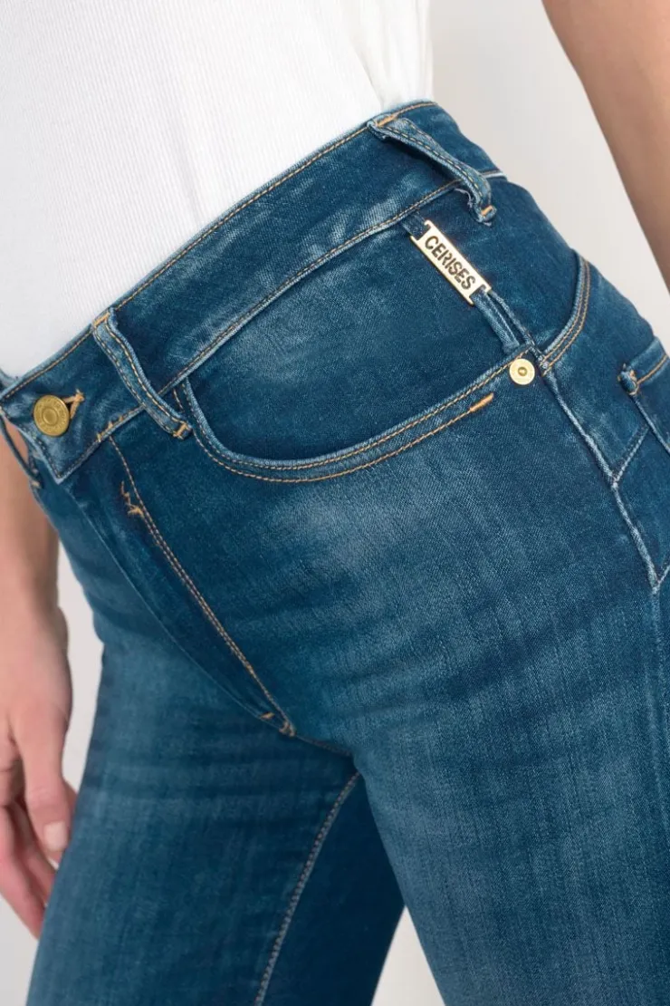 Femme Le Temps des Cerises Coupe Regular-Casal Pulp Regular Taille Haute Jeans Bleu N°2