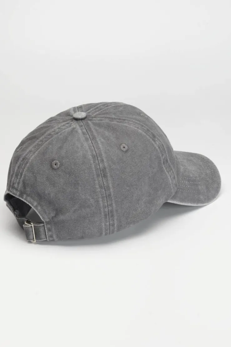 Femme Le Temps des Cerises Chapeaux & Bonnets-Casquette Meziane Grise Delavee