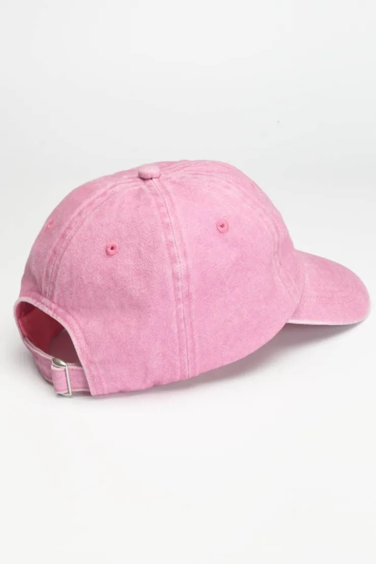 Femme Le Temps des Cerises Chapeaux & Bonnets-Casquette Meziane Rose Delavee