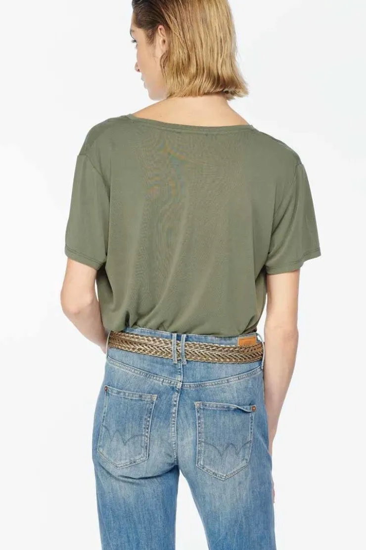 Femme Le Temps des Cerises Ceintures-Ceinture En Cuir Jova Tressee Doree