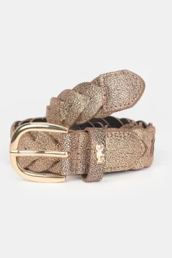 Femme Le Temps des Cerises Ceintures-Ceinture Kebir Bronze Tressee