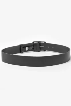 Homme Le Temps des Cerises Ceintures-Ceinture Onis En Cuir Noir