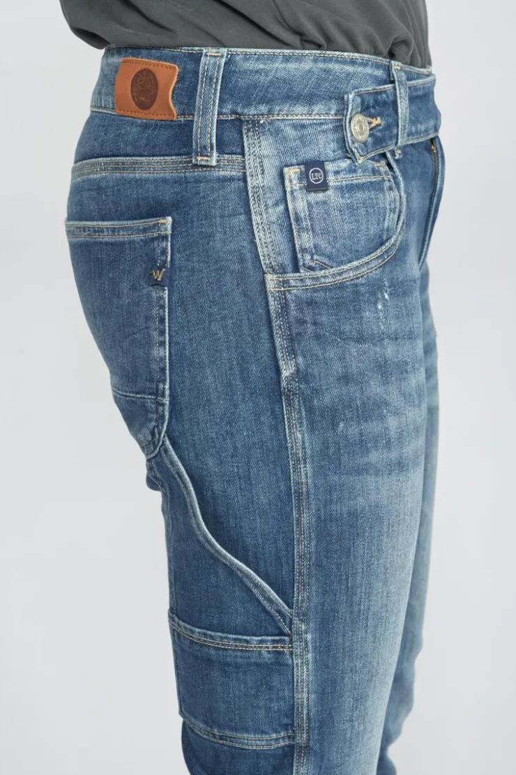 Femme Le Temps des Cerises Coupe Boyfit-Chara 200/43 Boyfit Jeans Destroy Bleu N°4