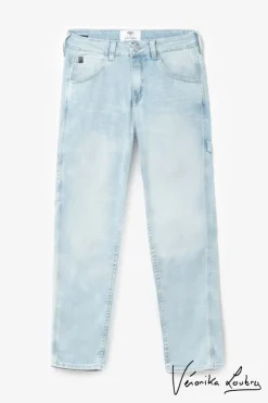 Femme Le Temps des Cerises Coupe Boyfit-Charpentier Boyfit By Veronika Loubry Jeans Bleu N°5