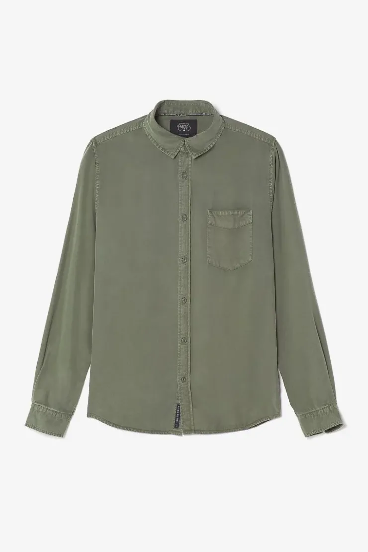 Homme Le Temps des Cerises Chemises-Chemise Balt Kaki