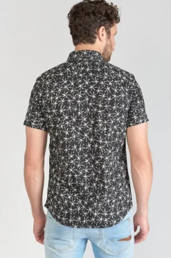 Homme Le Temps des Cerises Chemises-Chemise Belis Noire Et Blanche