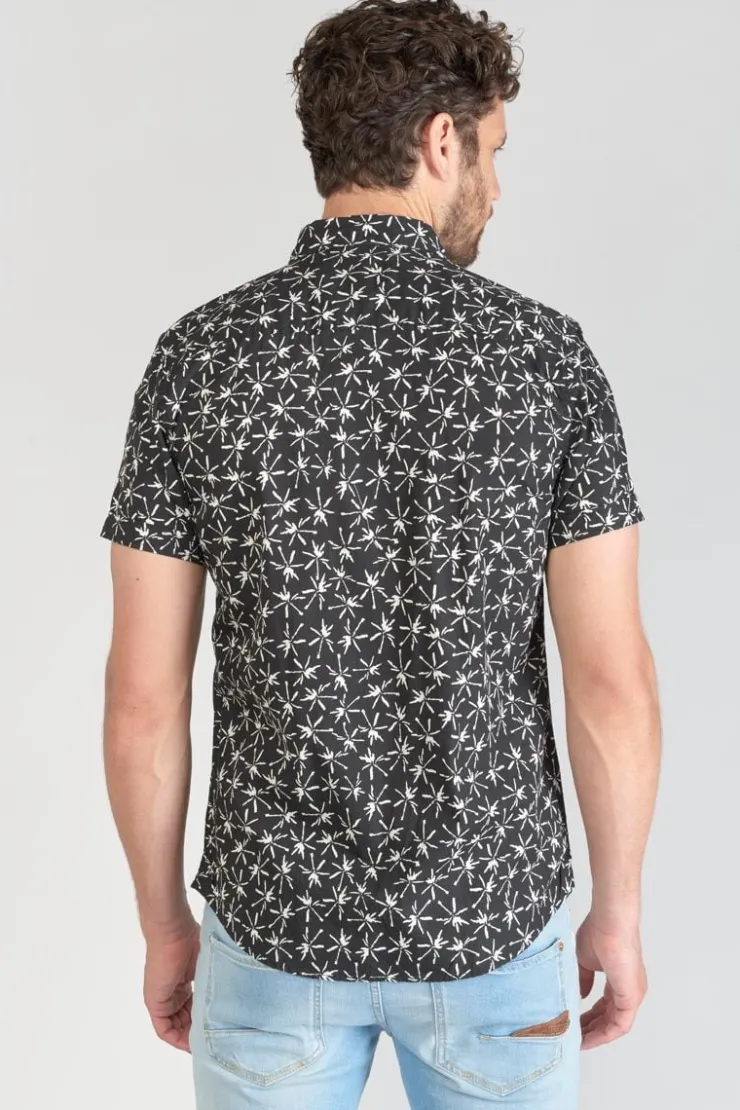 Homme Le Temps des Cerises Chemises-Chemise Belis Noire Et Blanche