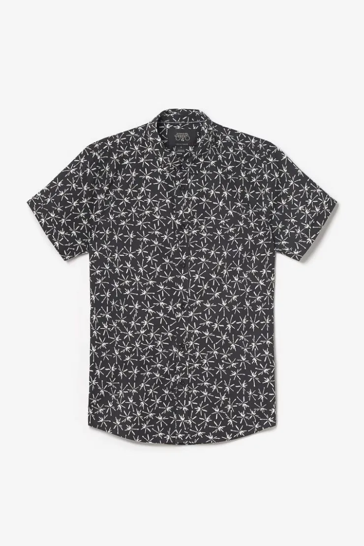 Homme Le Temps des Cerises Chemises-Chemise Belis Noire Et Blanche