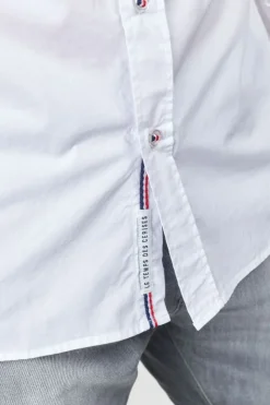 Homme Le Temps des Cerises Chemises-Chemise Dorus Blanche