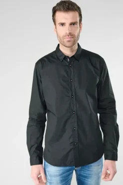 Homme Le Temps des Cerises Chemises-Chemise Dorus Noire