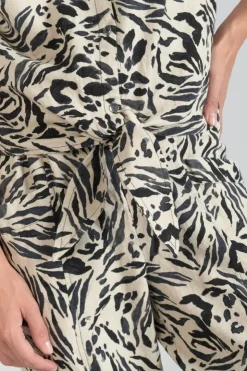 Femme Le Temps des Cerises Chemises-Chemise En Lin Melange Noor A Motif Animalier