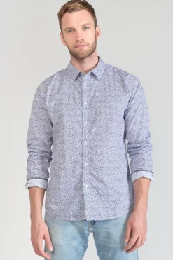 Homme Le Temps des Cerises Chemises-Chemise Meta A Motif Fleuri