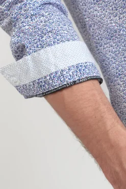 Homme Le Temps des Cerises Chemises-Chemise Meta A Motif Fleuri