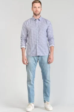 Homme Le Temps des Cerises Chemises-Chemise Meta A Motif Fleuri