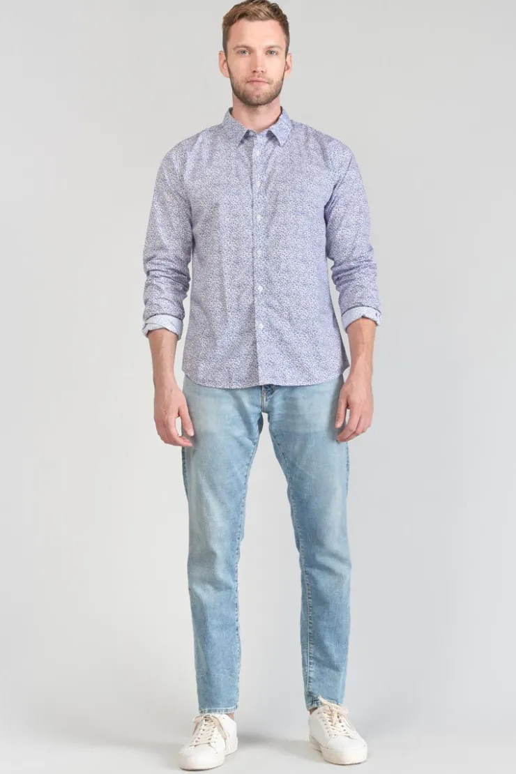 Homme Le Temps des Cerises Chemises-Chemise Meta A Motif Fleuri