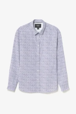 Homme Le Temps des Cerises Chemises-Chemise Meta A Motif Fleuri