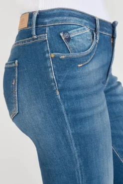 Femme Le Temps des Cerises Jupes & Shorts-Corsaire Vallon En Jeans Bleu Delave