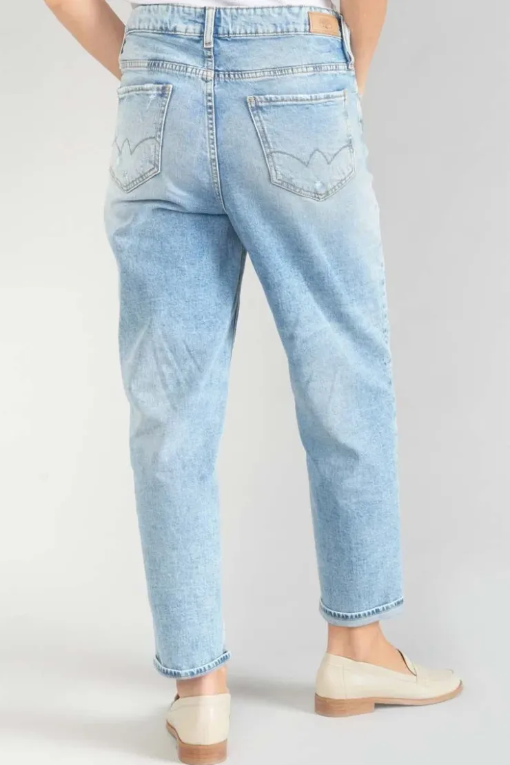 Femme Le Temps des Cerises Coupe Boyfit-Cosy Boyfit 7/8Eme Jeans Destroy Bleu N°5