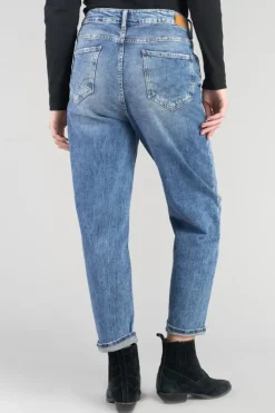 Femme Le Temps des Cerises Coupe Boyfit-Cosy Boyfit 7/8Eme Jeans Destroy Vintage Bleu N°4