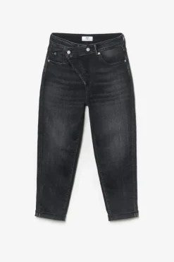 Femme Le Temps des Cerises Coupe Boyfit-Cosy Boyfit 7/8Eme Jeans Noir N°1