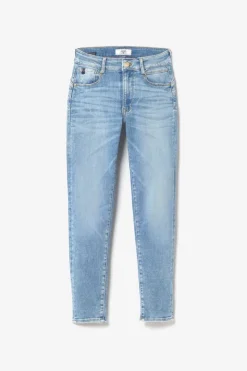 Femme Le Temps des Cerises Coupe Slim-Dari Pulp Slim Taille Haute 7/8Eme Jeans Bleu N°4