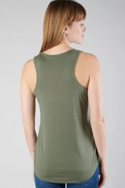 Femme Le Temps des Cerises T-Shirts & Débardeurs-Debardeur Debsmalltrame Kaki