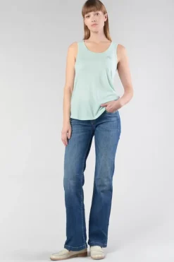 Femme Le Temps des Cerises T-Shirts & Débardeurs-Debardeur Debsmalltrame Vert D'Eau