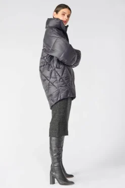 Femme Le Temps des Cerises Manteaux & Doudounes-Doudoune Dotti Noire