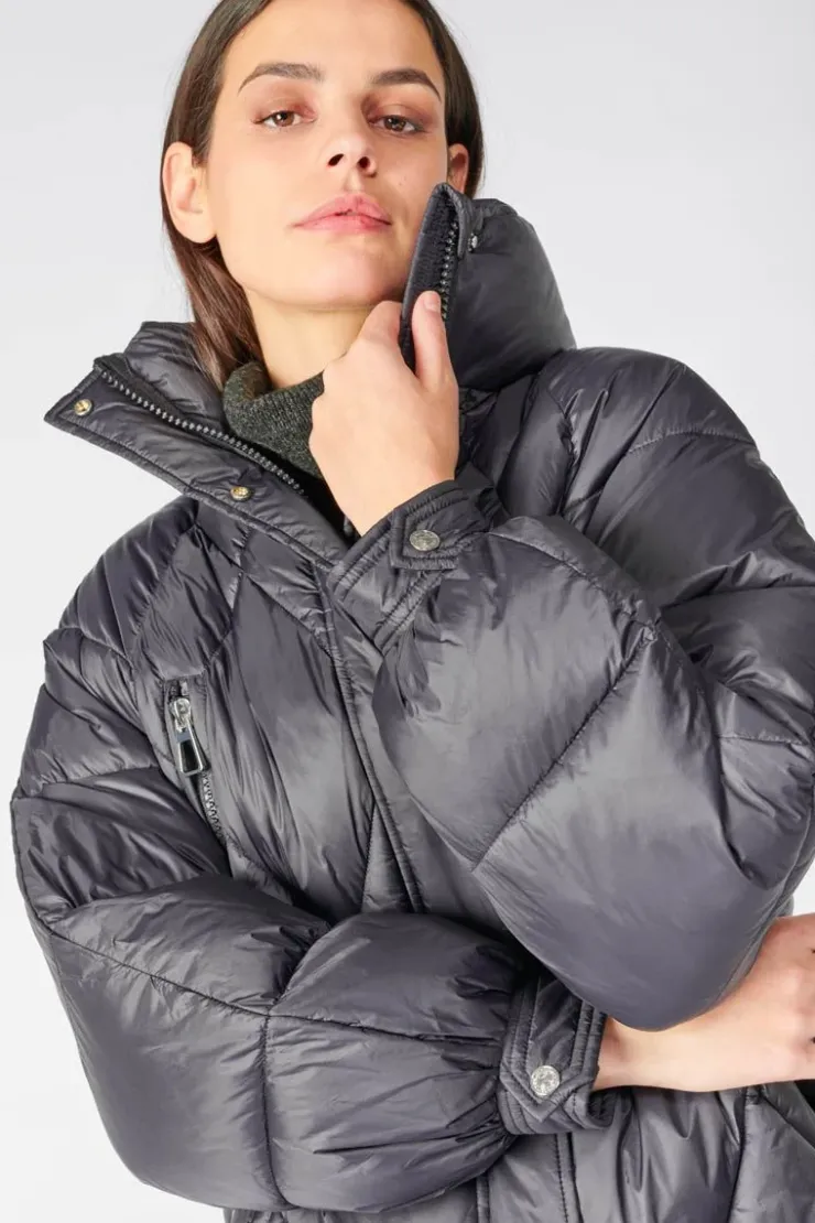 Femme Le Temps des Cerises Manteaux & Doudounes-Doudoune Dotti Noire