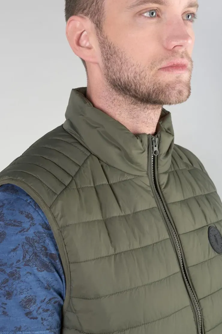 Homme Le Temps des Cerises Vestes & Manteaux-Doudoune Sans Manches Croz Kaki