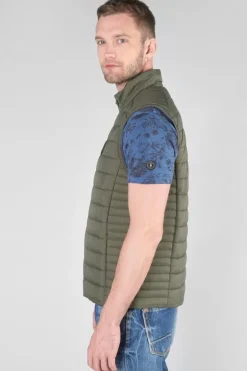Homme Le Temps des Cerises Vestes & Manteaux-Doudoune Sans Manches Croz Kaki