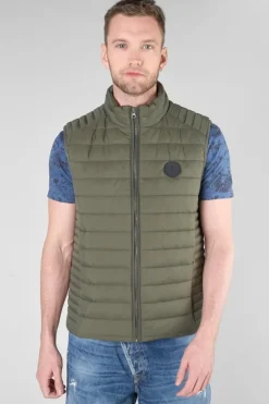 Homme Le Temps des Cerises Vestes & Manteaux-Doudoune Sans Manches Croz Kaki