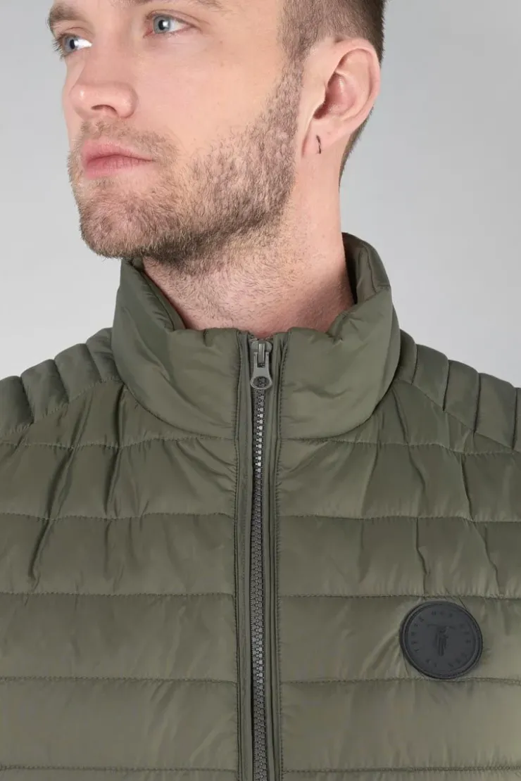 Homme Le Temps des Cerises Vestes & Manteaux-Doudoune Sans Manches Croz Kaki