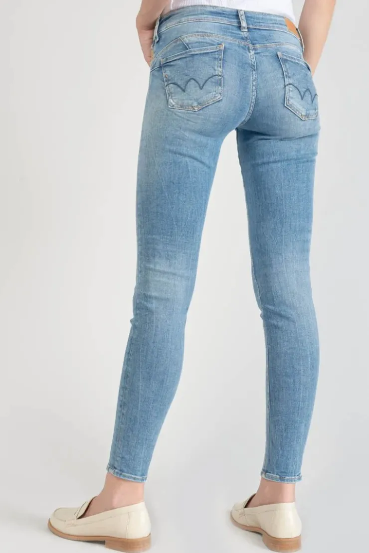 Femme Le Temps des Cerises Coupe Slim-Fawn Pulp Slim 7/8 Eme Jeans Bleu N°4