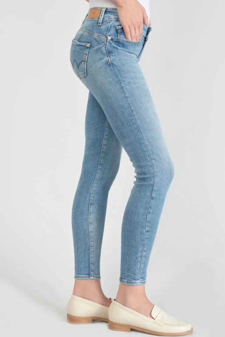 Femme Le Temps des Cerises Coupe Slim-Fawn Pulp Slim 7/8 Eme Jeans Bleu N°4