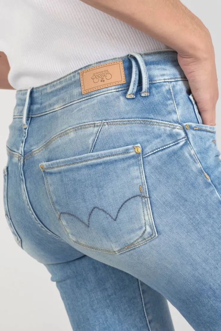 Femme Le Temps des Cerises Coupe Slim-Flip Pulp Slim Jeans Bleu N°4